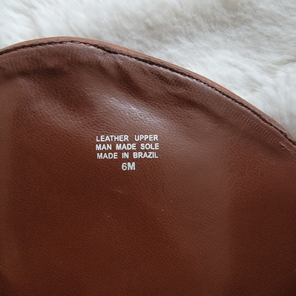 NEW Matisse Western Embossed Zip Up Brown Leather Cowboy Boots - Picture 4 of 16